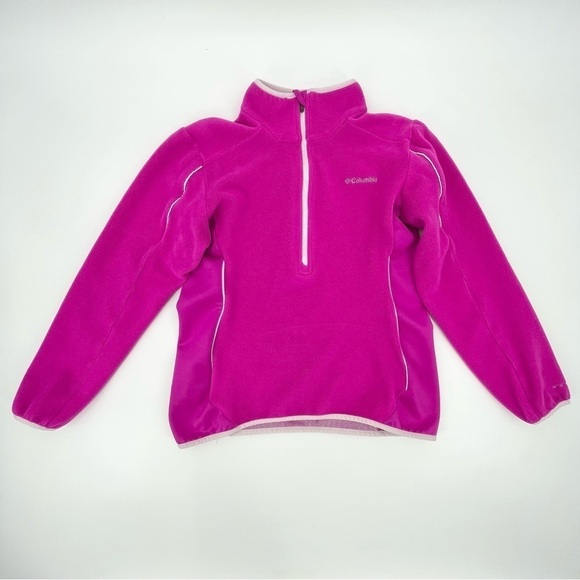 Columbia Omni-Heat Pink Fleece Cozy Pullover Jacket - Picture 1 of 9